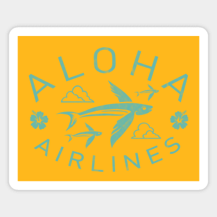 Vintage Aloha Airlines by © Buck Tee Originals Magnet